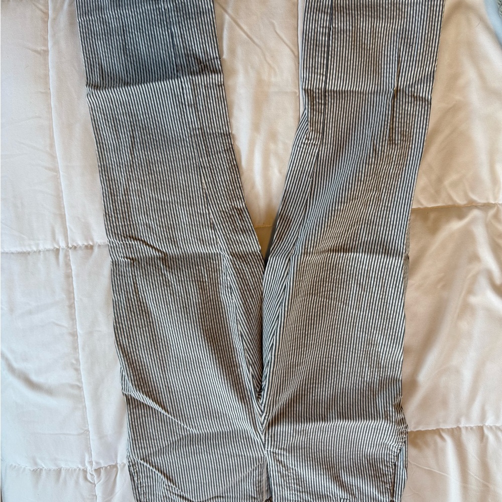 Striped Black and White Pants